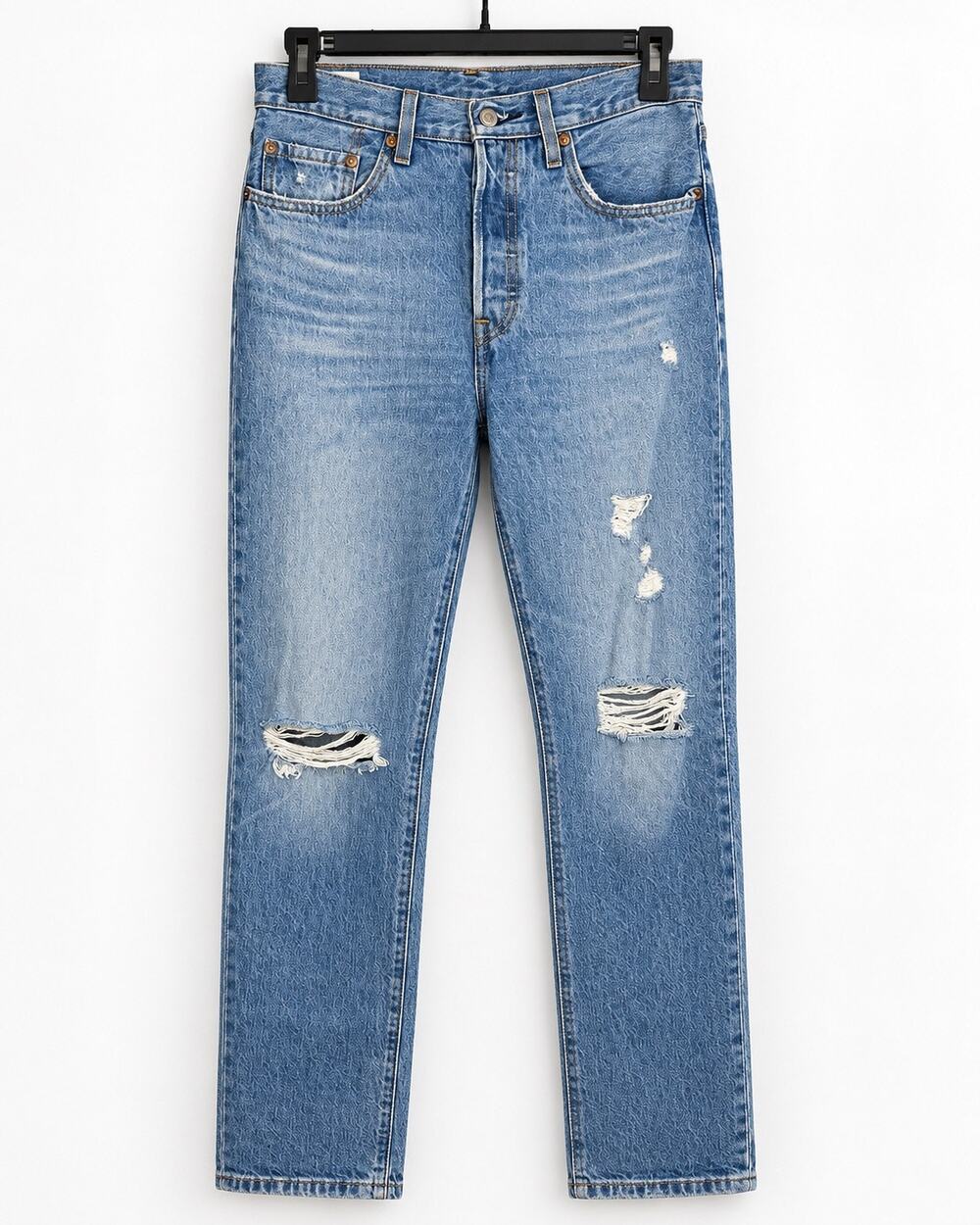 Levi’s 501 Original Distressed Jeans Light Wash W26 L32